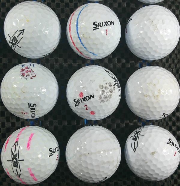 [B1C-08C] SRIXON X3 2022年モデル ホワイト 24球 スリクソン エックス3 ロストボール_画像5