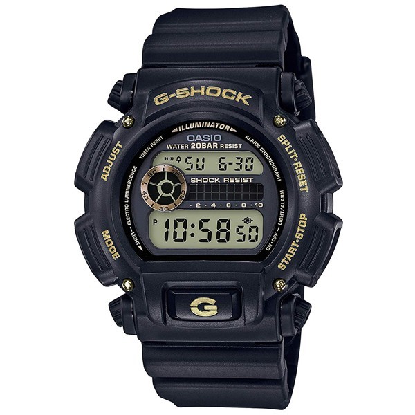 カシオ G-SHOCK Gショック ジーショック デジタル ゴールド×ブラック 20気圧防水 DW-9052GBX-1A9 腕時計 プレゼント 卒業 入学 お祝い