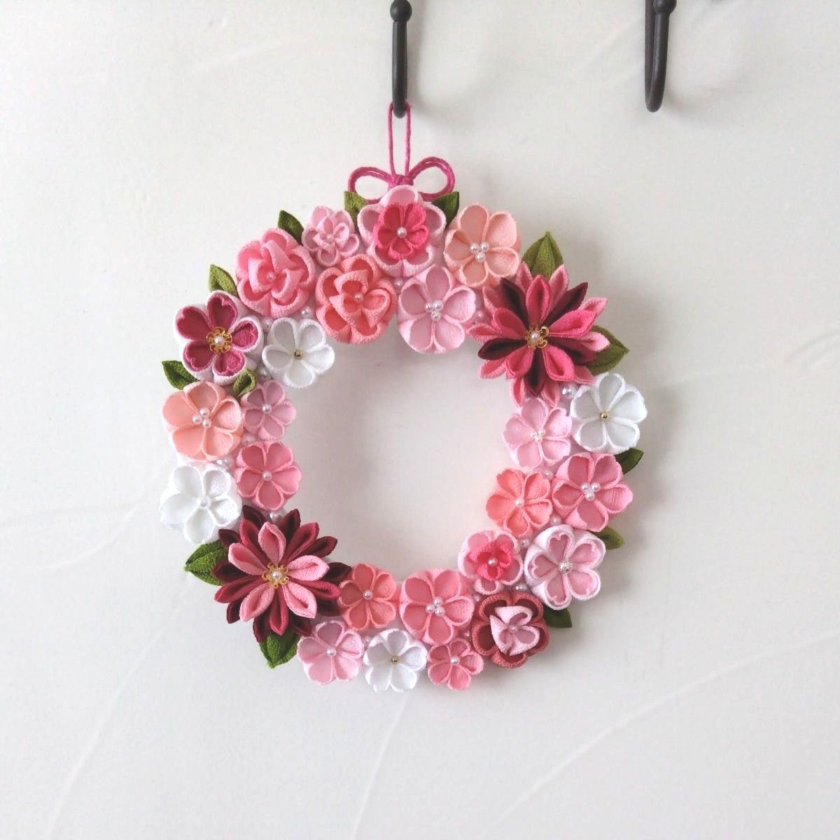 つまみ細工リース(大きめ)桜|Yahoo!フリマ(旧PayPayフリマ) つまみ細工リース(大きめ)桜|Yahoo!フリマ(旧PayPayフリマ)