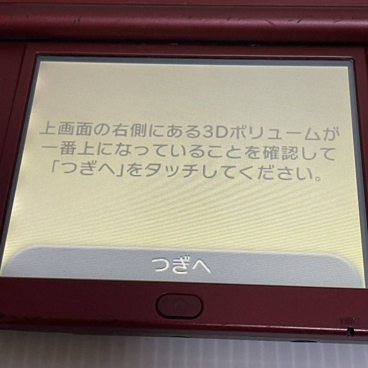 程度良好☆ 任天堂 Newニンテンドー3DS LL メタリックレッド 本体 new NINTENDO 3DS LL 動作確認済 新品充電器付 metallic red_画像7
