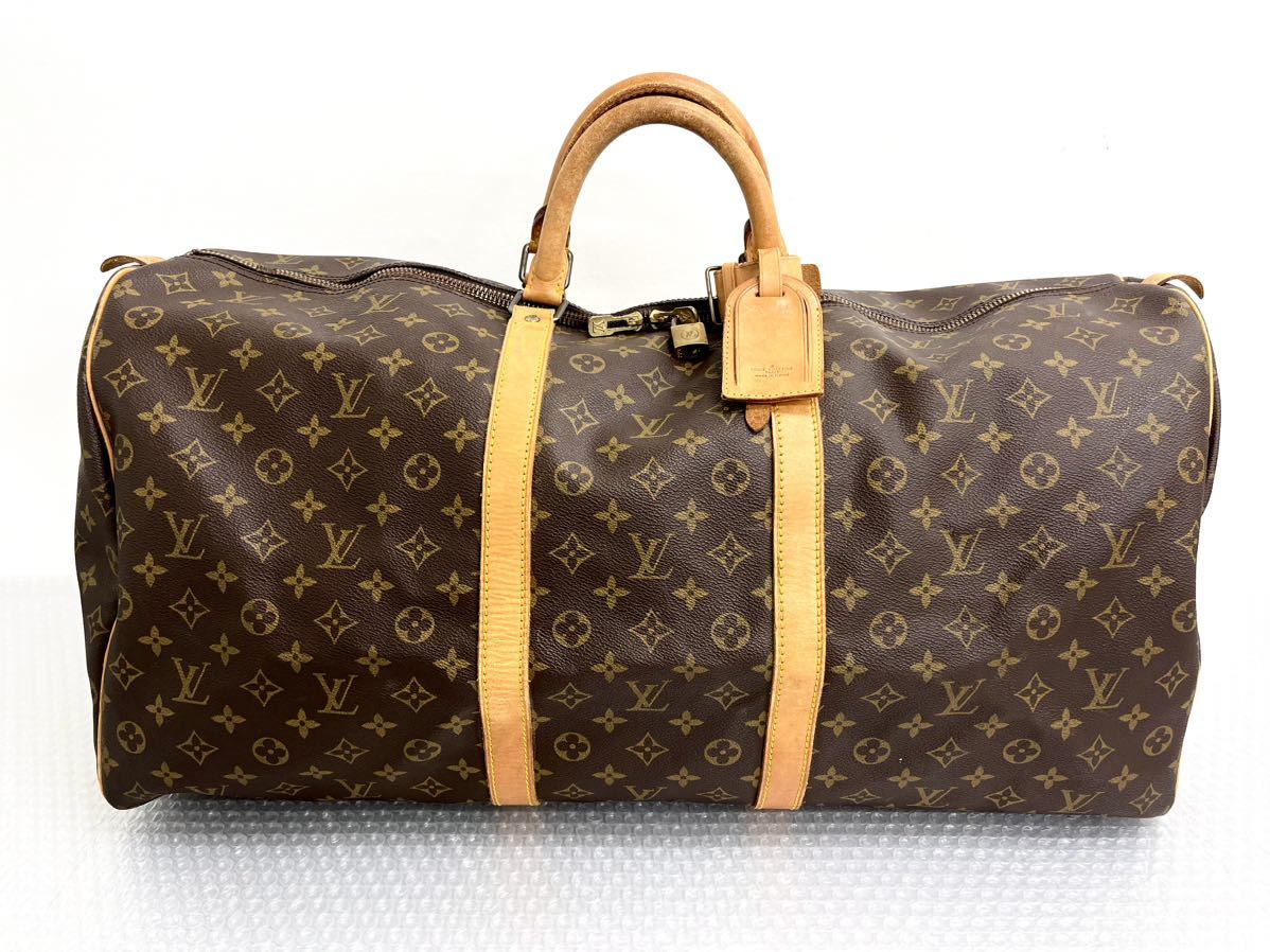 I♪ LV LOUIS VUITTON ルイ・ヴィトン モノグラム キーポル60 ボストンバッグ ショルダーバッグ バッグ ボストンバッグ 旅行 トラベル