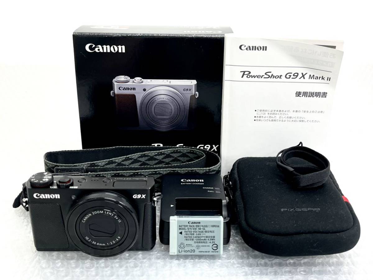 I♪ 動作品 CANON コンパクトデジタルカメラ Power Shot G9X MarkⅡ キャノン パワーショット マーク2_画像1