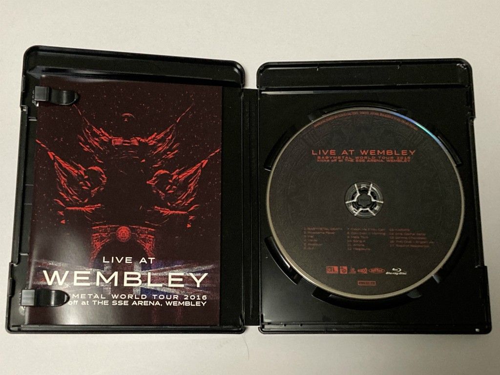 BABYMETAL / LIVE AT WEMBLEY ワールドツアー 2016  Blu-ray