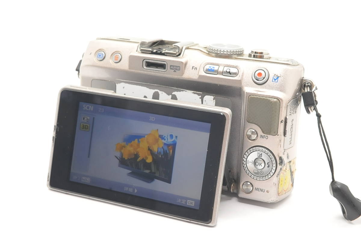 Olympus オリンパス Pen Lite E-PL3 Silver Body ボディ ミラーレス カメラ デジタル Digital Camera 銀 TN12011_画像8