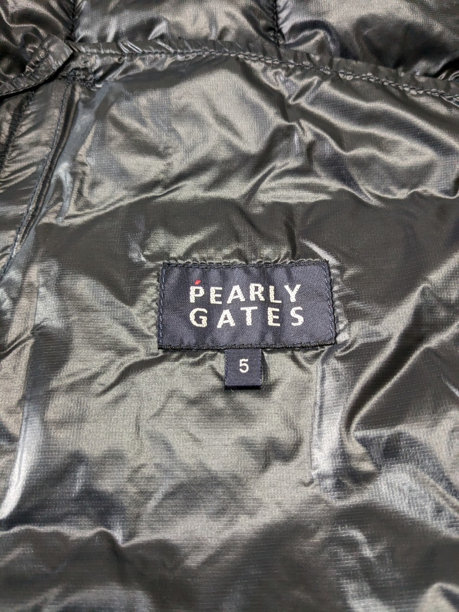 【美品】PEARLY GATES/パーリーゲイツ中綿ジャケットサイズ5_画像3