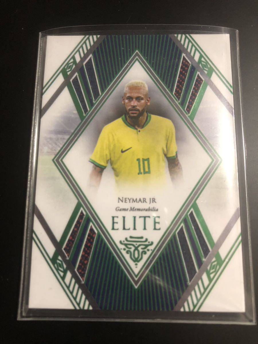 EL09 08/14 ネイマール futera unique soccer ELITE NEYMAR JR ブラジル代表 ゲームメモラビリア_画像1