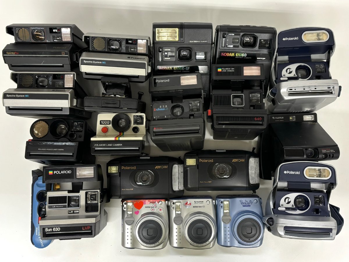 1円～/Polaroid/FUJI/Kodak/etc.../ポラロイド/インスタント/チェキ/フィルムカメラ/20点/まとめ/中古/大量/ジャンク/W025_画像1