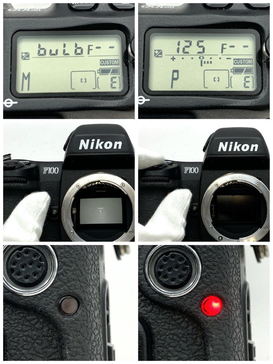 1円～/Nikon/ニコン/F100/ボディ/フィルムカメラ/オートフォーカス/一眼レフ/シャッターOK/通電確認済/ジャンク/I176_画像7