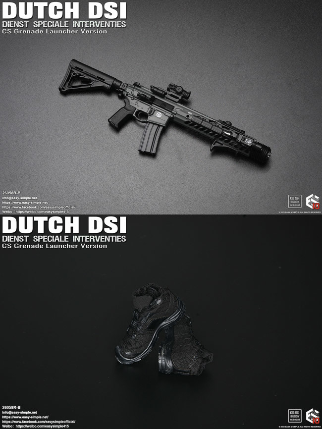 EASY&SIMPLE 26058RB オランダ警察対テロ特殊部隊 グレネードランチャーVer. 1/6スケールフィギュア Dutch Dienst Speciale Interventies_画像7