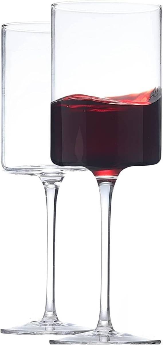 2個セット スタイリッシュ ワイングラス フルート型 家飲み用 イベント用 スパークリングワイン ホウケイ酸ガラス 食洗機対応 お手入れ簡単_画像6