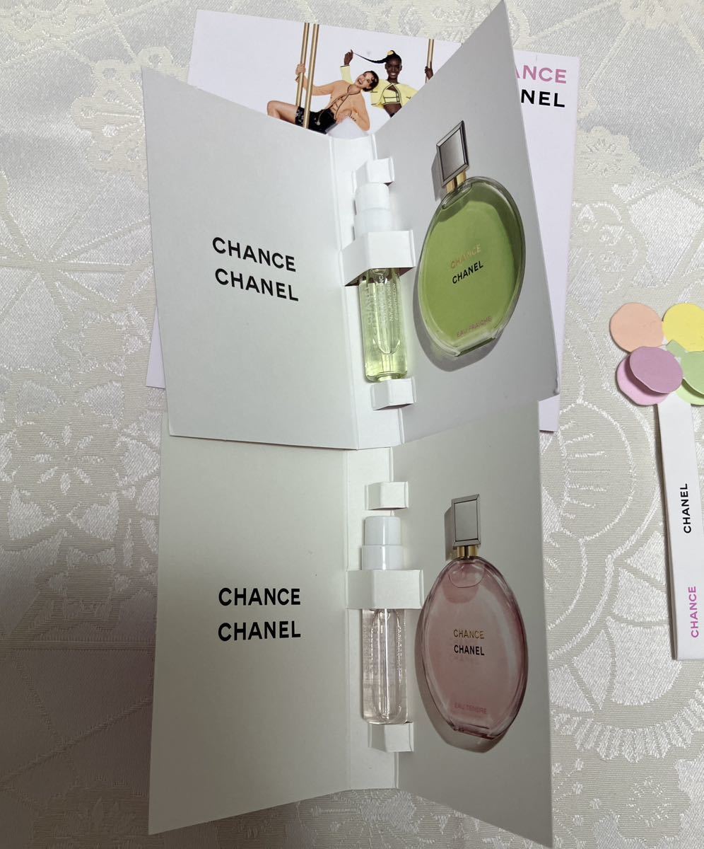  new goods free shipping Chanel Chance perfume sample o- fresh o-du Pal fam tongue duruva poly- The ta-1.5 CHANEL