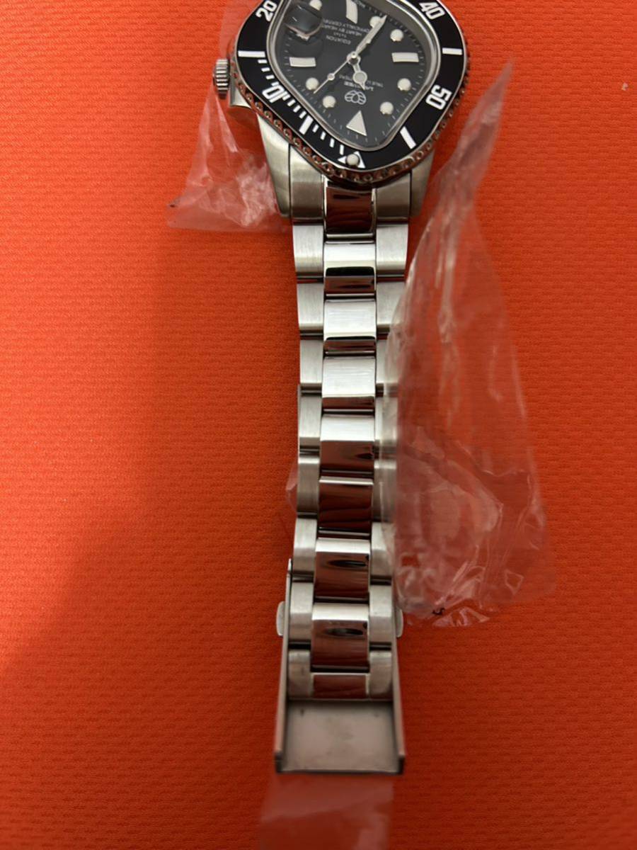 PEA001 SILVER PRICISION STEEL BLACK × BLACK/腕時計 美品！の画像3