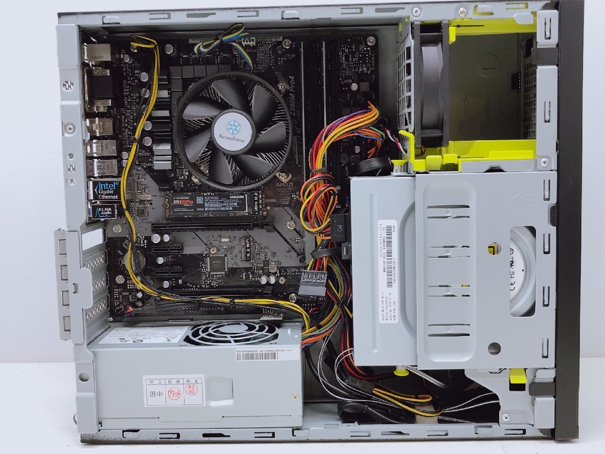 【水曜日終了】workstation WST-I78700AS3Q500SM2 Core i7 8700 3.2GHz 16GB SSD500GB+HDD4TB ASRock B365390M Pro4 ジャンク扱い H12268_画像3