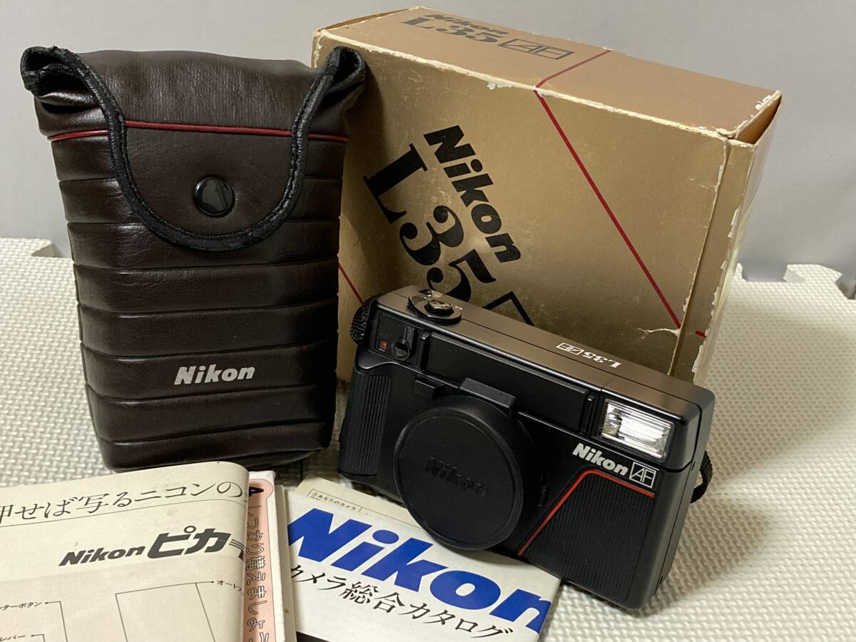 Nikon ニコン L35AF ピカイチ コンパクトフィルムカメラ 35mm 1:2.8 箱/説明書/カタログ付_画像1