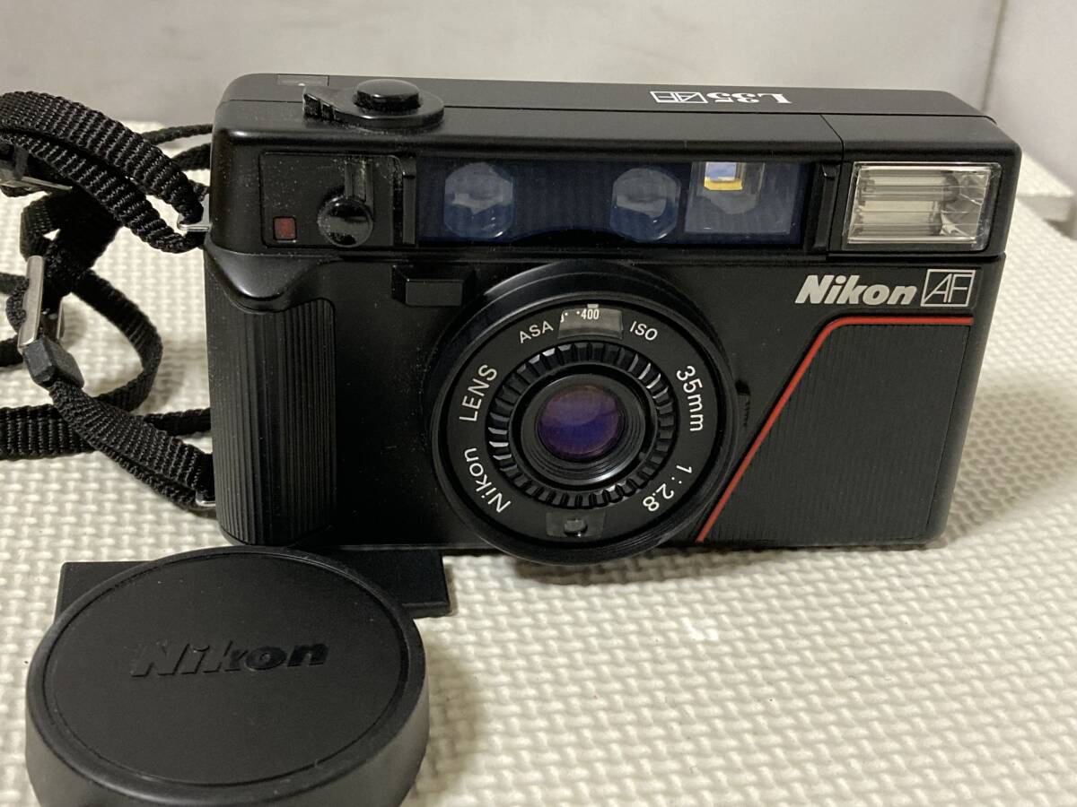 Nikon ニコン L35AF ピカイチ コンパクトフィルムカメラ 35mm 1:2.8 箱/説明書/カタログ付_画像2
