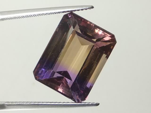 【24139】大粒で色濃くテリが良い天然アメトリンルース17.29ct　　ソーティングメモ付_画像6