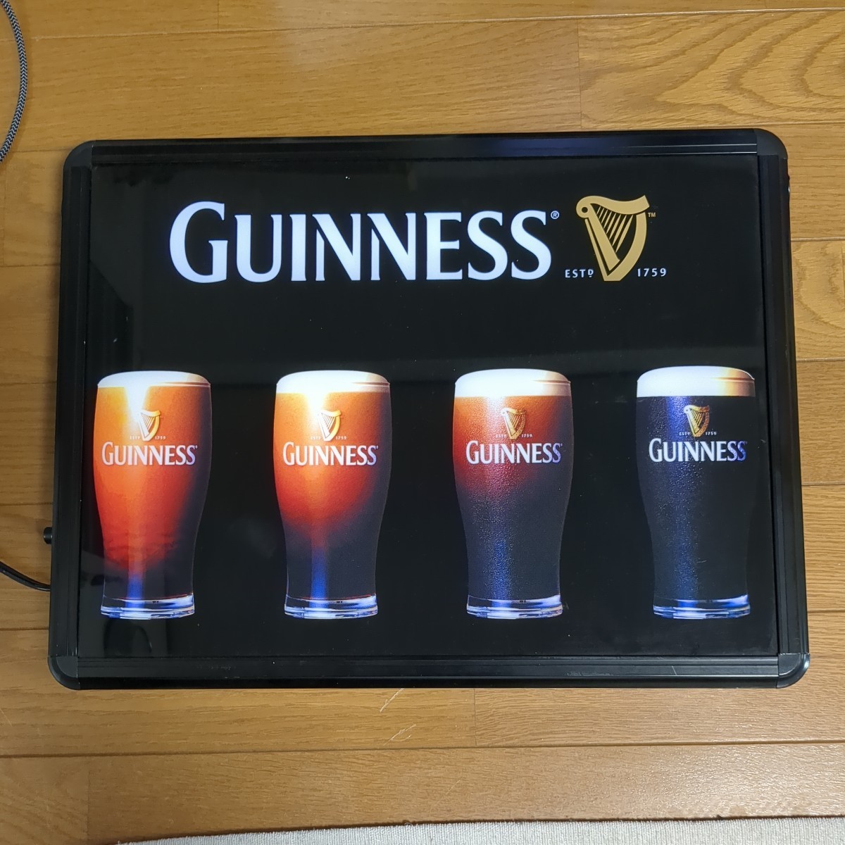 未使用 GUINNESS/ギネス 電飾看板 電飾ディスプレイ Yahoo!オークション - ギネスビール GUINNESS 電飾看板 室内用