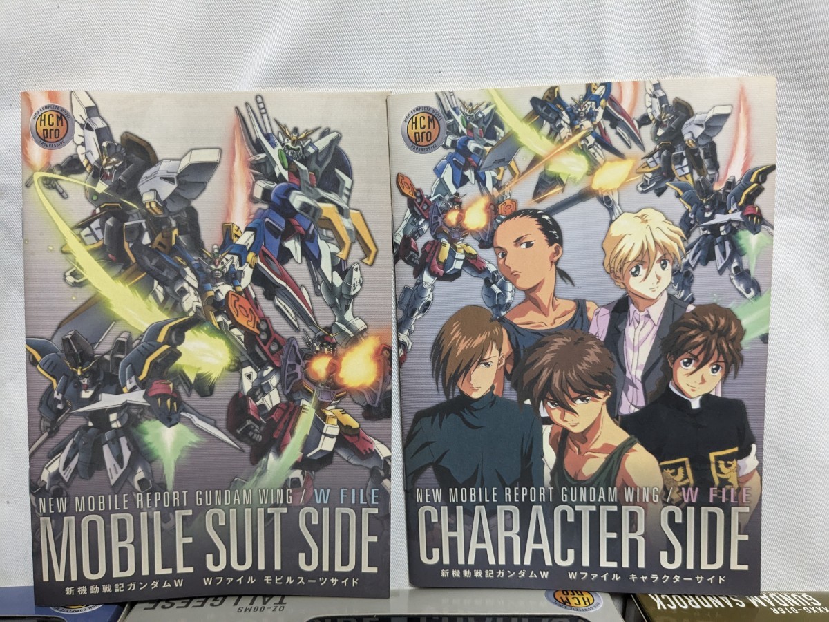 【HCM pro 新機動戦記ガンダムW HCM-Pro No.54、55、56、57、58、59 6点+Wファイル×2セット】未使用 未開封 BANDAI バンダイ_画像3