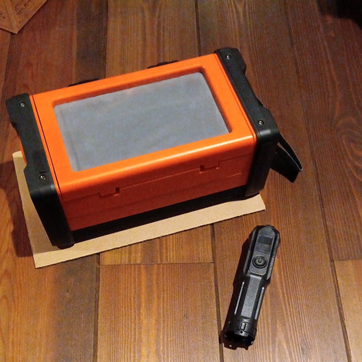 【GW限定価格】audio-technica BOOGIE BOX アクティブスピーカー オレンジ　 ＆小型ライト