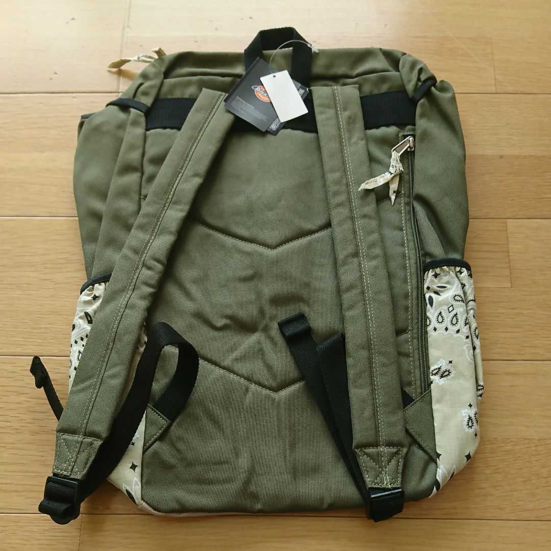 新品 Dickies HAVAHANK バンダナ リュック カーキ デイパック