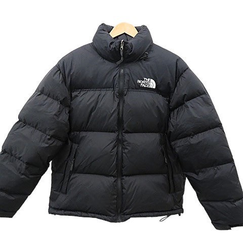 【美品・大きいサイズ】1,000円～ THE NORTH FACE ノースフェイス ダウンジャケット 721221 ブラック系 サイズXL メンズ [M4611]_画像1