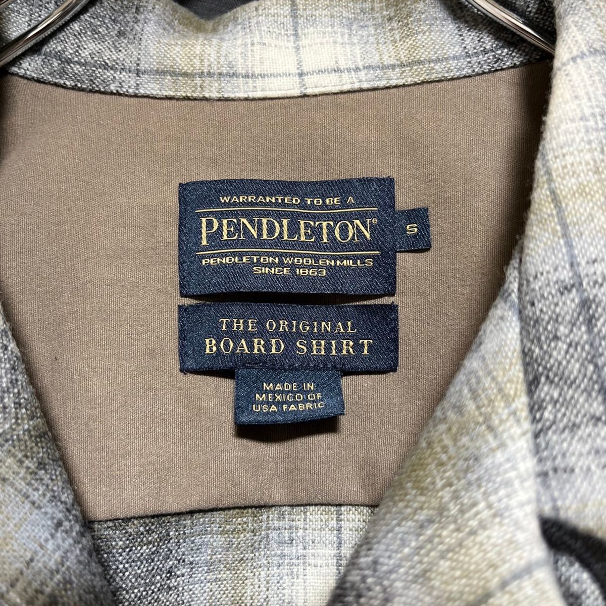 【極上配色】PENDLETON ペンドルトン オンブレチェック 開襟シャツ