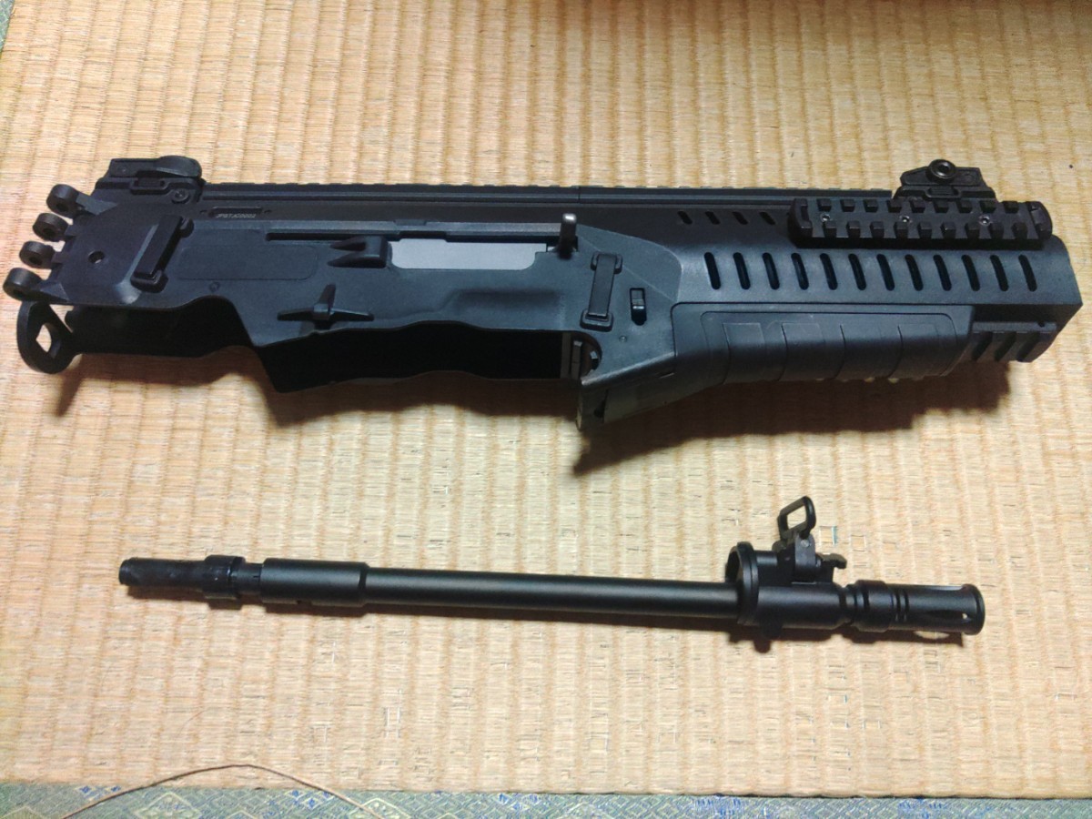 S&T ARX160CQB ブラック アッパーレシーバー ガラス繊維強化ナイロン樹脂 バレルassy 可変ホップ _画像3