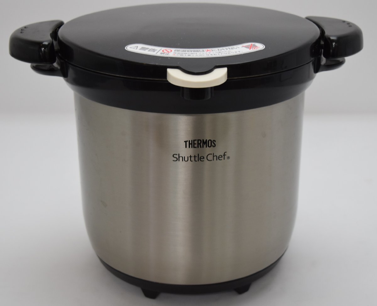 THERMOS サーモス Shuttle Chef シャトルシェフ KBG-4500 クリアステンレス 真空保温調理器 保温調理鍋_画像1