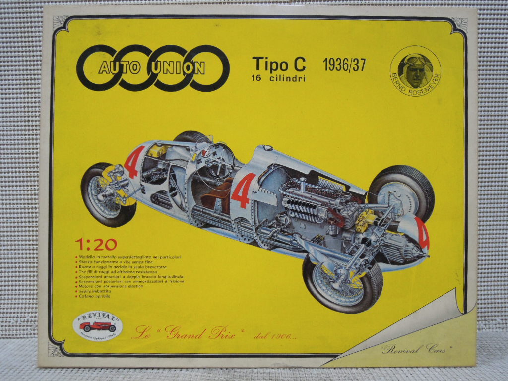 REVIVAL 1/20 AUTO UNION Tipo C 1936/37_画像2