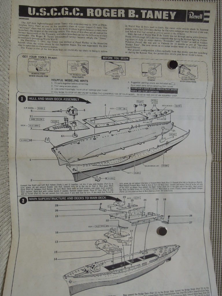 Revell 1/? U.S. Coast Guard Cutter ROGER B. TANEY_画像7