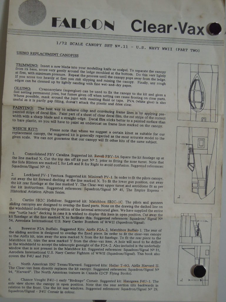 FALCON Clear-Vax 1/72 U.S.NAVY WWII Pt.2_画像5