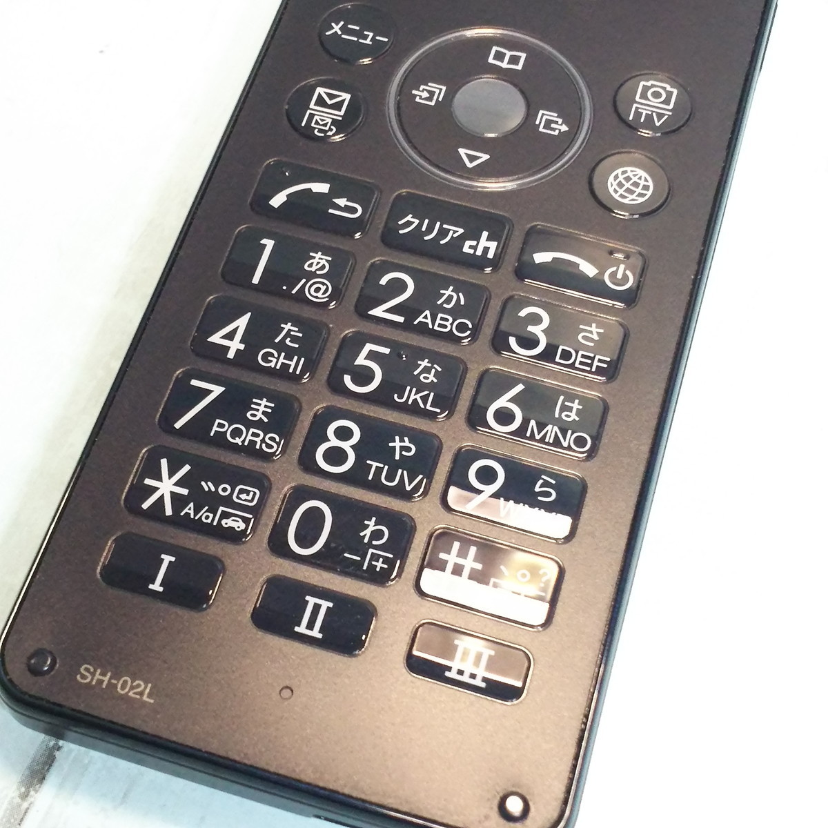 docomo SH-02L AQUOS SHARP ケータイ ブラック 本体 白ロム SIMロック解除済み SIMフリー 506354_画像10