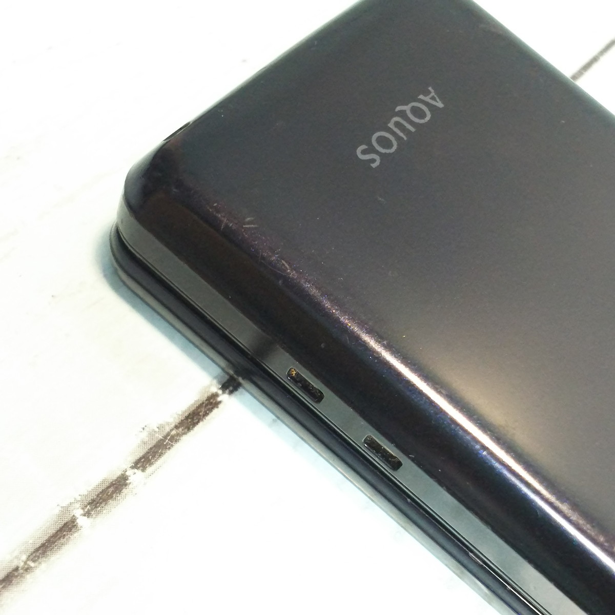 docomo SH-02L AQUOS SHARP ケータイ ブラック 本体 白ロム SIMロック解除済み SIMフリー 571954_画像9