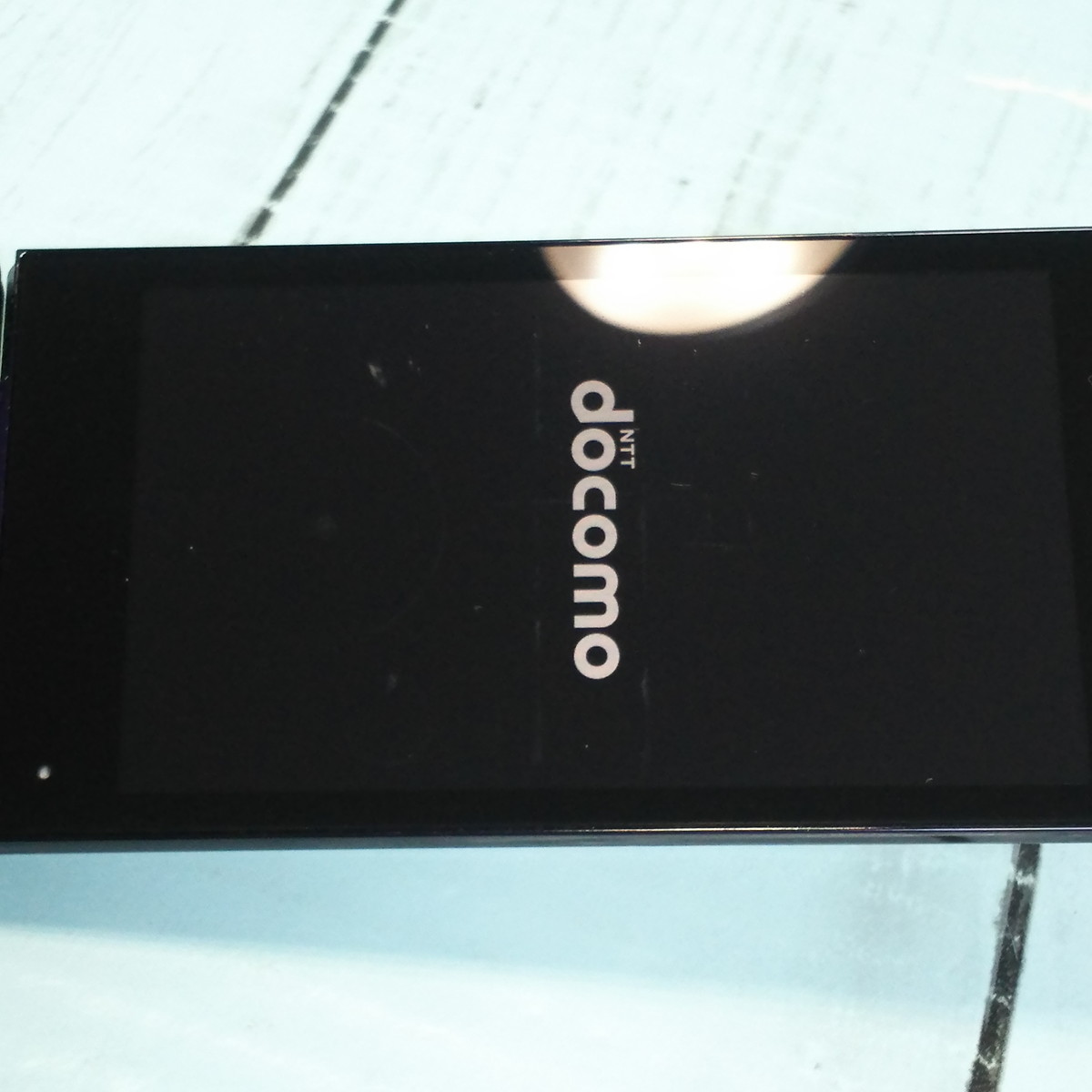 docomo AQUOS SH-01J ブルーブラック ネイビー ケータイ SHARP 本体 白ロム SIMロック解除済み SIMフリー 121295