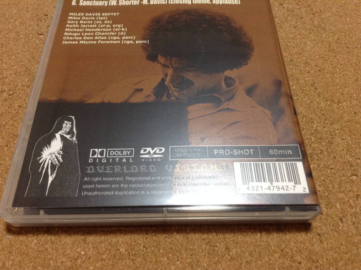 DVD/ Miles Davis / Berlin Sympathy 1971 November Philharmonie の画像2