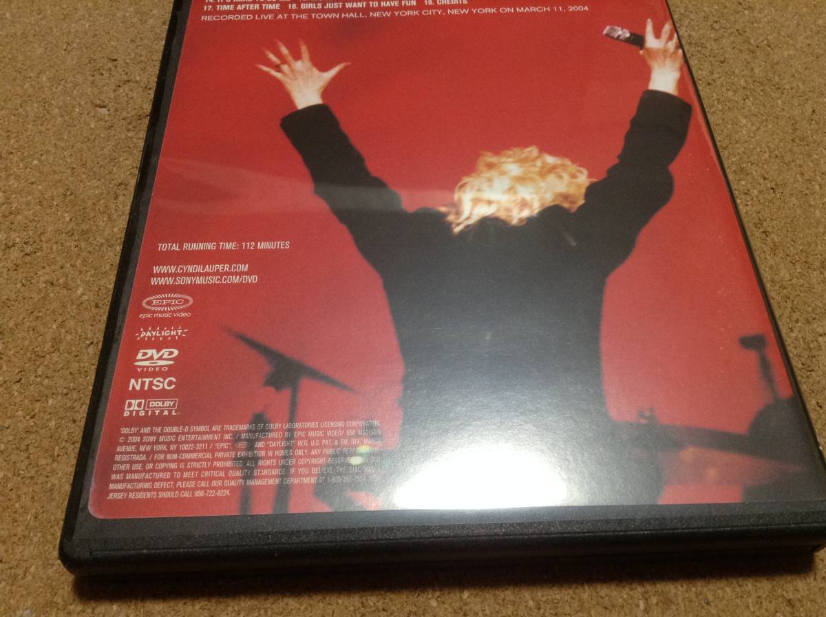 DVD/sinti* low pa-Cyndi Lauper - Live At Last