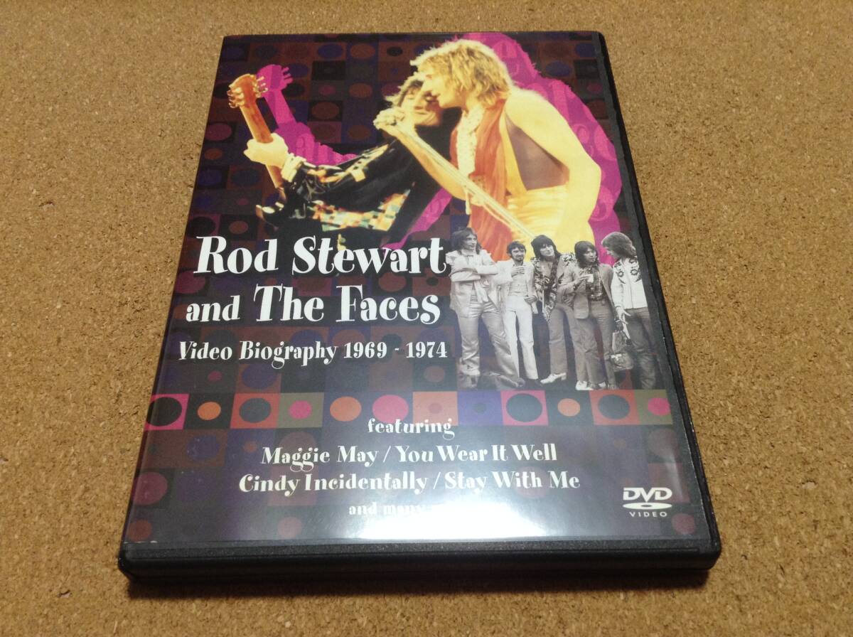 DVD/ rod *schuwa-to& The *fe Ise zrod Stewart and the faces / video biography 1969-1974