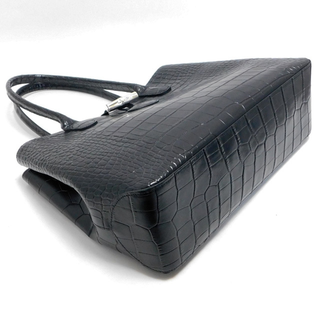  ultimate beautiful goods Longchamp Long Champ rozo tote bag black ko type pushed . black Roo mania made A4 storage 