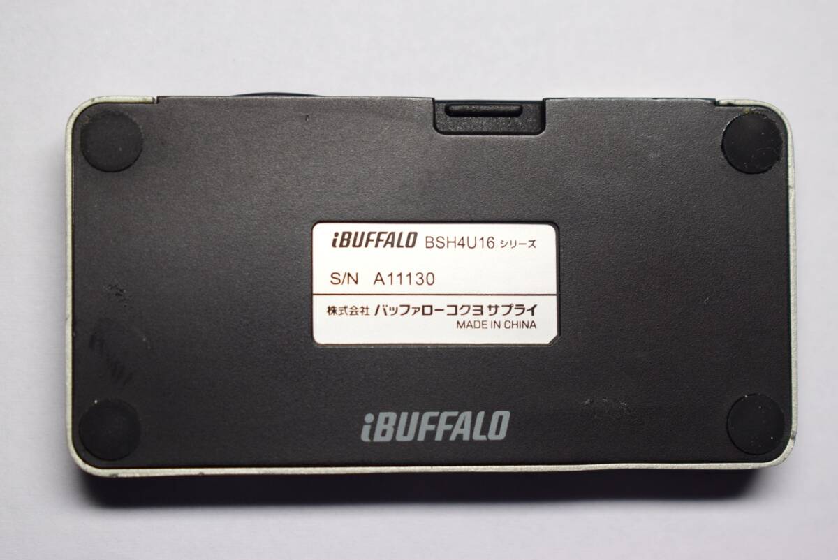 Buffalo USB Hub 4 Type Type Maclogo Certified Model Black BSH4U16