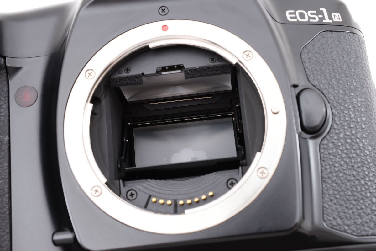 Canon EOS-1N DP ボディ + BP-E1 バッテリーパック 35mm フィルムカメラ [美品] ストラップ付き_画像10
