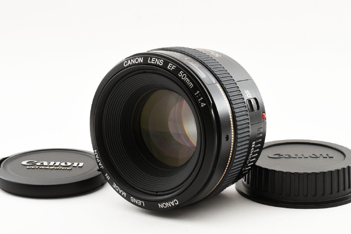 Canon EF 50mm f/1.4 USM ウルトラソニック [美品] レンズポーチ付き フルサイズ対応 標準レンズ