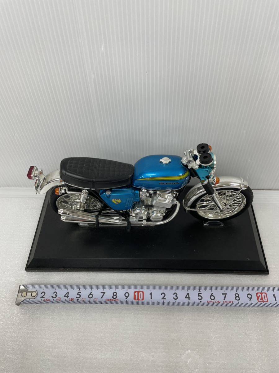 ミニカー バイク オートバイ CB750FOUR AOSHIMA ハンドル欠品 現状品 ホンダ 本田の画像2