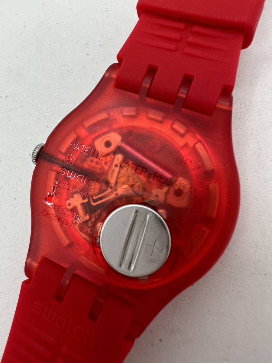 【SWATCH 】クォーツ 腕時計 スケルトン 未使用 電池交換済み 稼動品 78-8の画像5