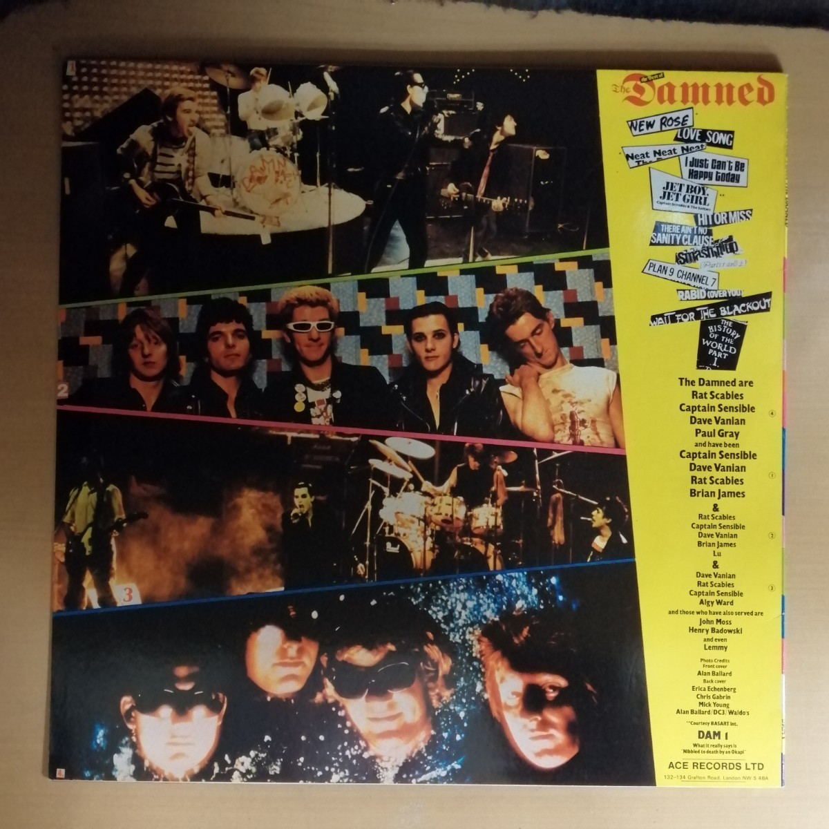 D02 中古LP 中古レコード ダムド ベスト THE DAMED another great record from the damned DAM1 UK盤の画像2