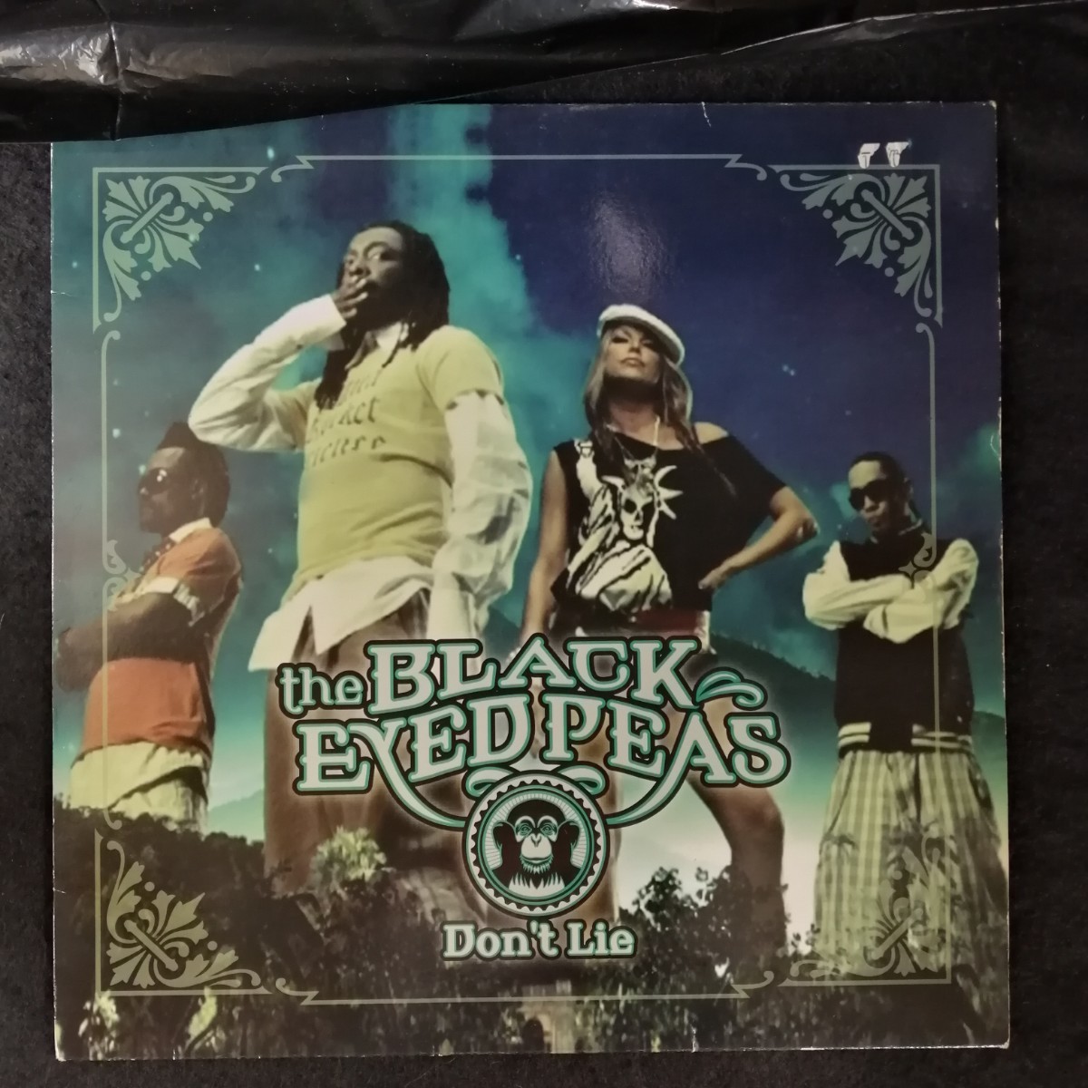 D02 中古LP 中古レコード　ブラックアイドピーズ　BLACK EYED PEAS dont lie 988 443-9 EU盤　_画像1