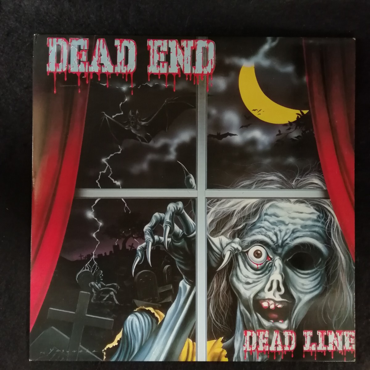 D02 中古LP 中古レコード　DEAD END dead line 国内盤　NIGHT 009 デッドエンド　デッドライン　morrie_画像1