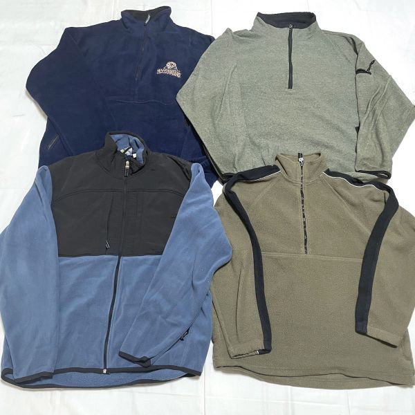 19着セット フリースベスト ジャケット IZOD OLD NAVY デザイン 古着ブランド 古着卸 リバーシブル 1円スタート 原宿古着　Set_画像3