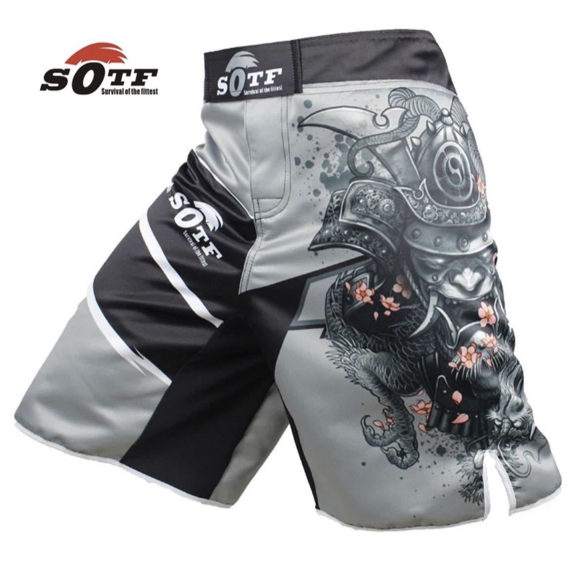 ファイトショーツ 格闘技 MMA ボクシング ハーフパンツ XLサイズ 海外ブランド 新品の画像1