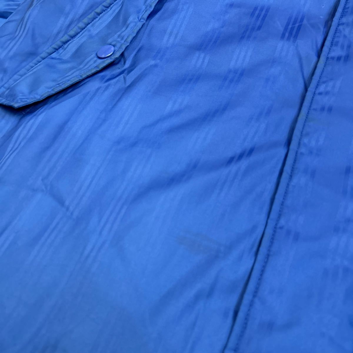 adidas Adidas обратная сторона боа с хлопком bench пальто длинный синий L тень полоса .e1