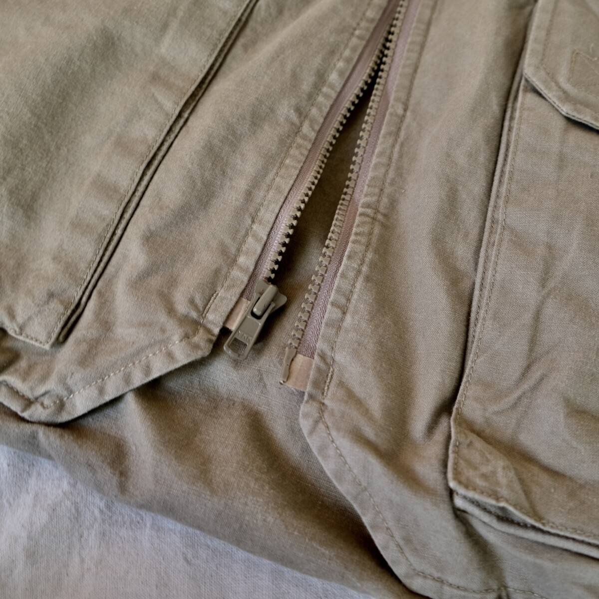 80s【 L.L.Bean 】エルエルビーン ビンテージ コットン サファリジャケット / オリーブ系 / L / old ハンティング フィッシング カメラマン